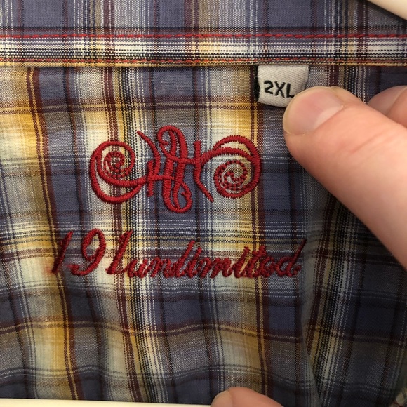 191 Unlimited Designer Western Shirt 2XL - Picture 2 of 5